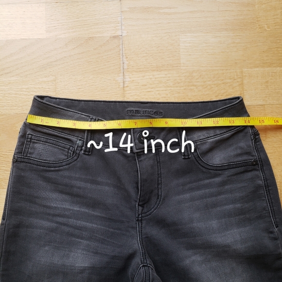 NWOT Maurices Gray Jeggings - Picture 7 of 9